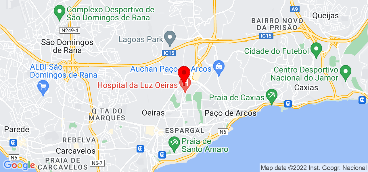 Nuno Barreto - Lisboa - Oeiras - Mapa