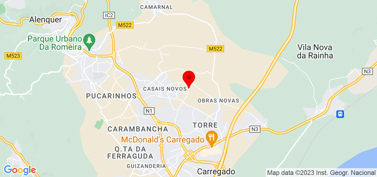 Tia Simone - Lisboa - Alenquer - Carte