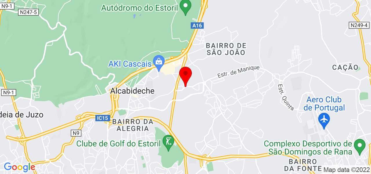 Helena Vigil Terapeuta - Lisboa - Cascais - Mapa