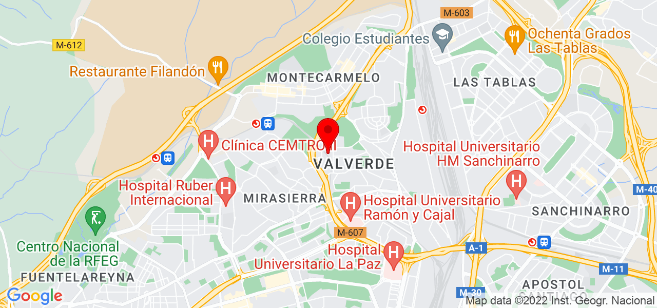 Lina Marcela Guevara - Comunidad de Madrid - Madrid - Mapa
