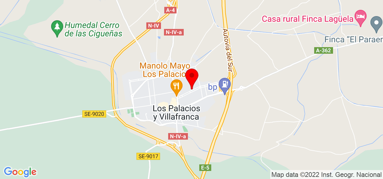 Andres Moreno - Andalucía - Los Palacios y Villafranca - Mapa
