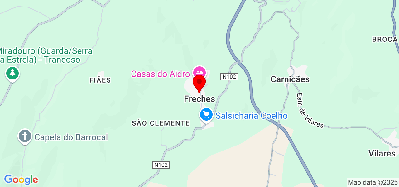 DJ Bruno Brites - Guarda - Trancoso - Mapa