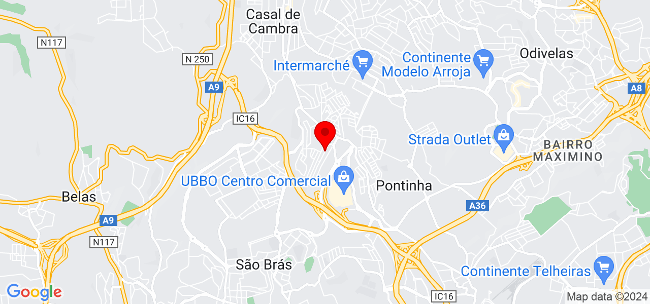 Rosa - Lisboa - Amadora - Mapa