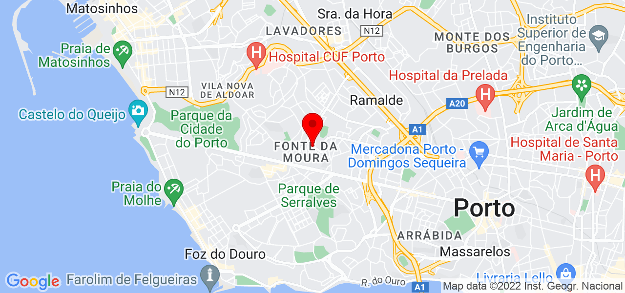 Sandra Fal&eacute; - Porto - Porto - Mapa