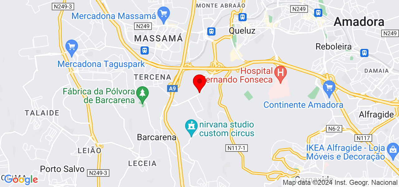 Irani Basso - Lisboa - Oeiras - Map