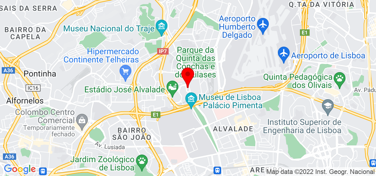 Paula - Lisboa - Lisboa - Mapa