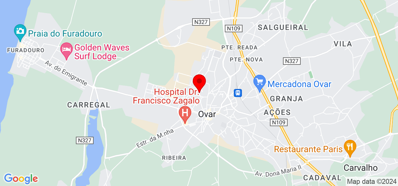 Telmo Rebelo - Aveiro - Ovar - Mapa