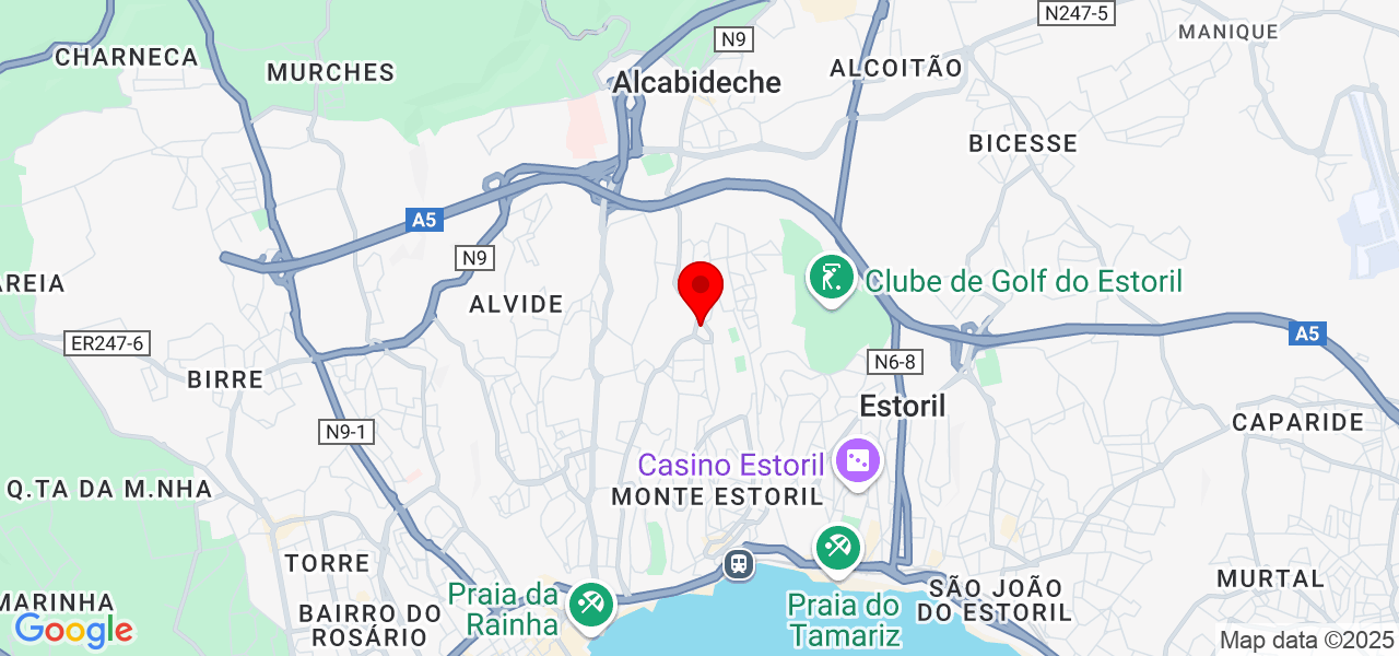 Tom&aacute;s Carvalho - Lisboa - Cascais - Map