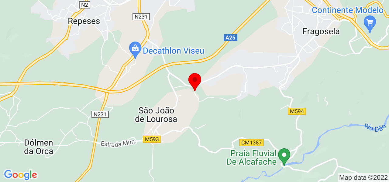 Let&iacute;cia Silva - Viseu - Viseu - Mapa