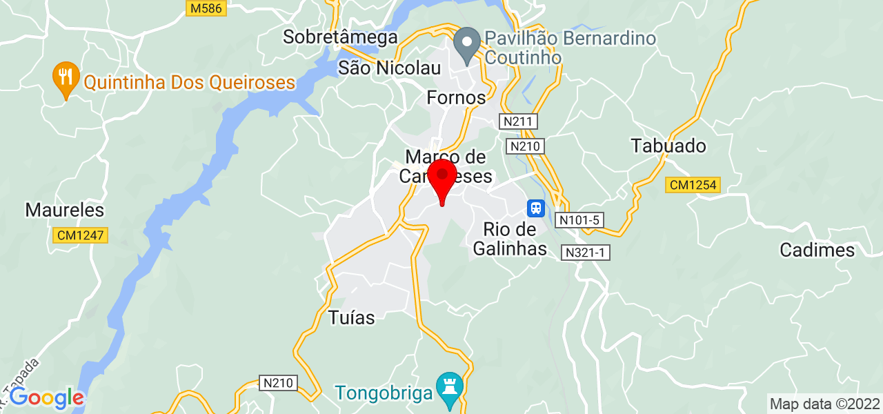Marco Moura - Porto - Marco de Canaveses - Mapa