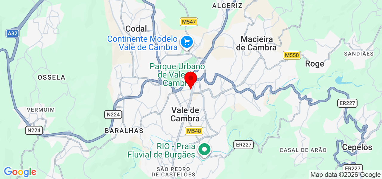 Legado Majestoso - Aveiro - Vale de Cambra - Mapa