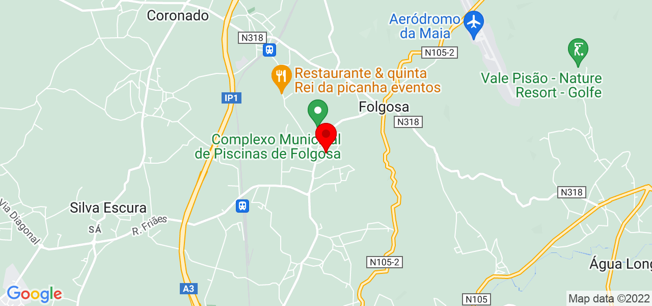 Amadeu Silva - Porto - Maia - Mapa