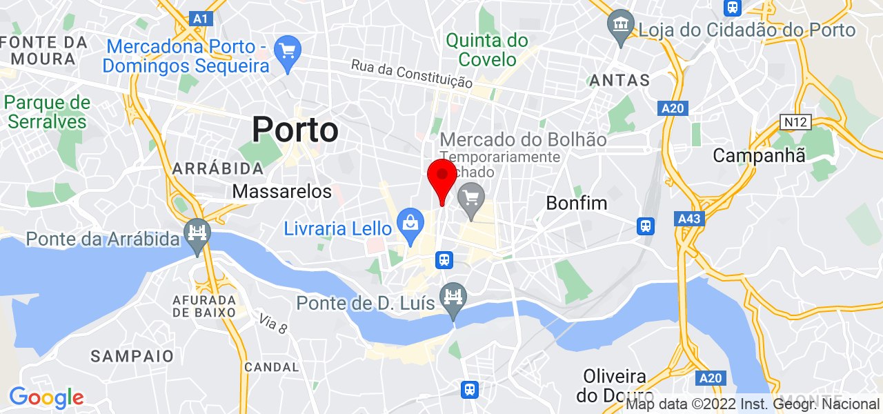 Treinador Cristiano Scotti - Porto - Porto - Mapa