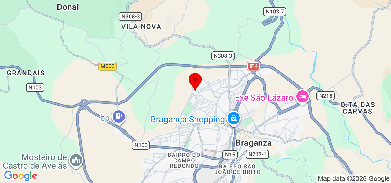 Luís Filipe - Bragança - Bragança - Mapa