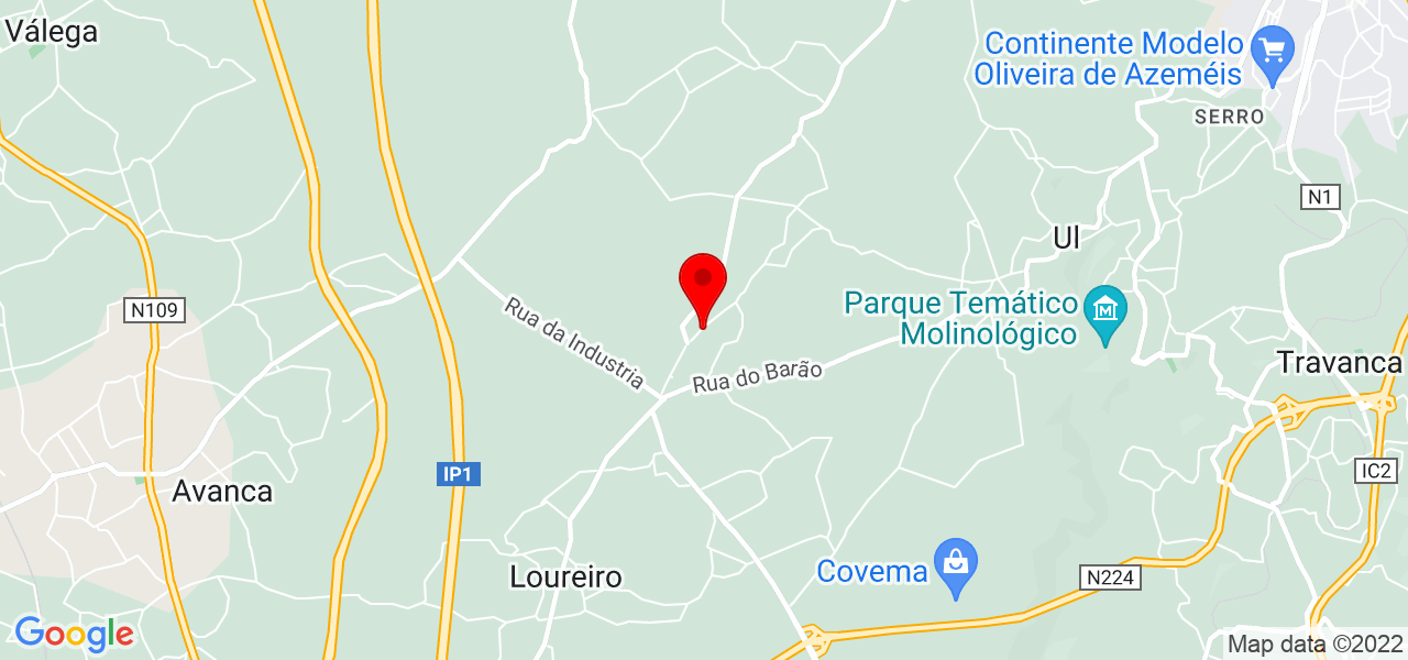 Remodlacoes de casas em geral - Aveiro - Oliveira de Azeméis - Mapa