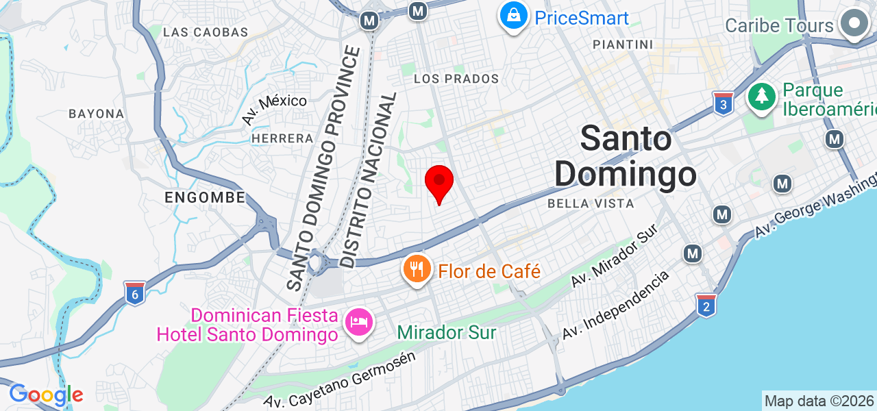 Moisés Brea - Distrito Nacional - Santo Domingo de Guzmán - Map