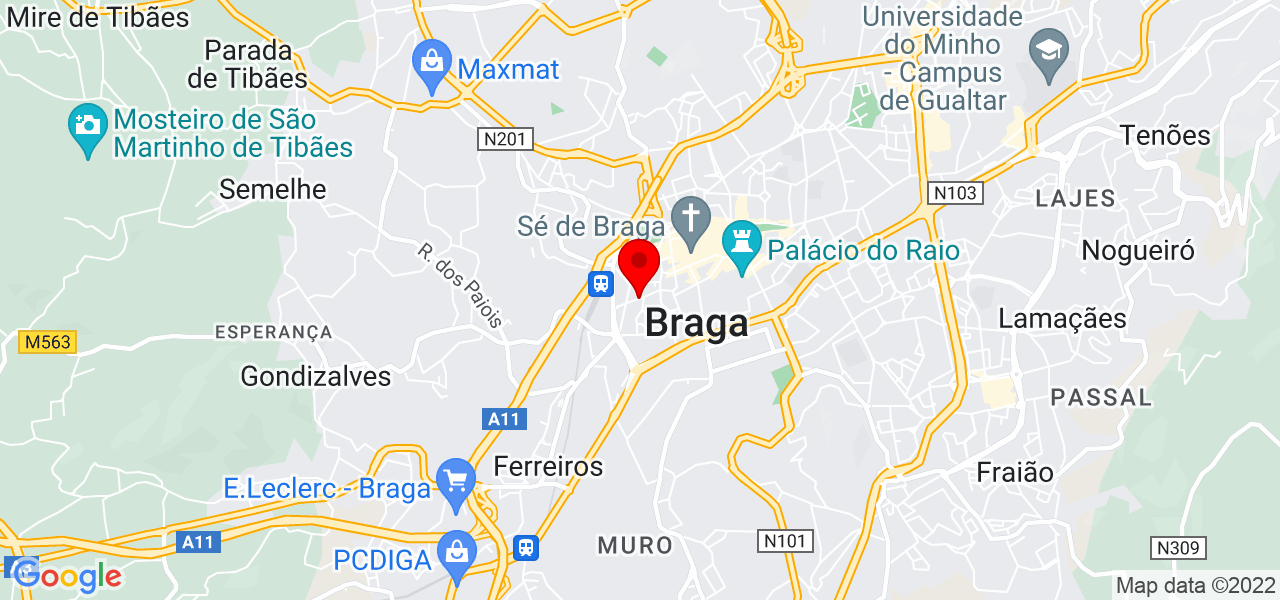 Danielle Medeiros - Braga - Braga - Map