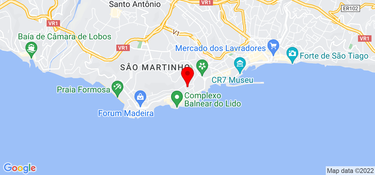 Alexandre Alves - Madeira - Funchal - Karte