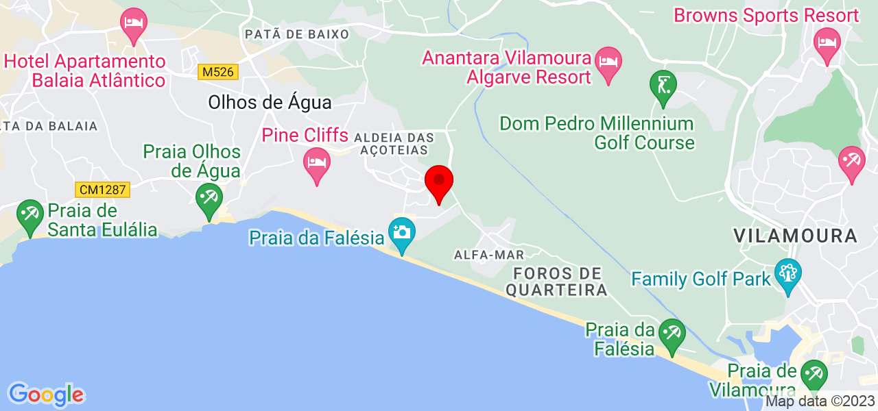 Jos&eacute; Souza - Faro - Albufeira - Mapa