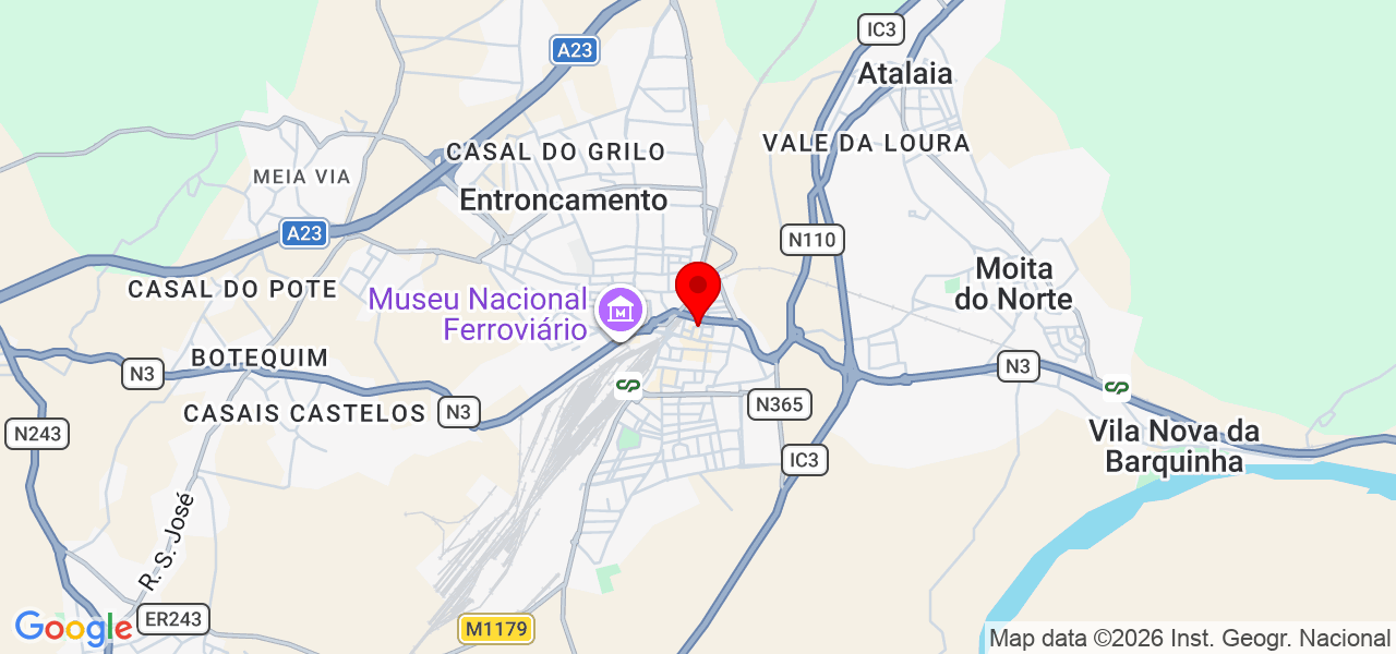 amcsaa‾ - Santarém - Entroncamento - Mapa