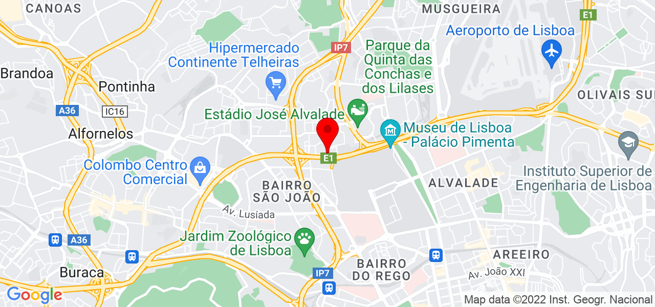 CRISTINA MURTEIRA -AGENCIA MARKETING e COMUNICA&Ccedil;AO IT PREMIUM- IMPACT CASTLE - Lisboa - Lisboa - Mapa