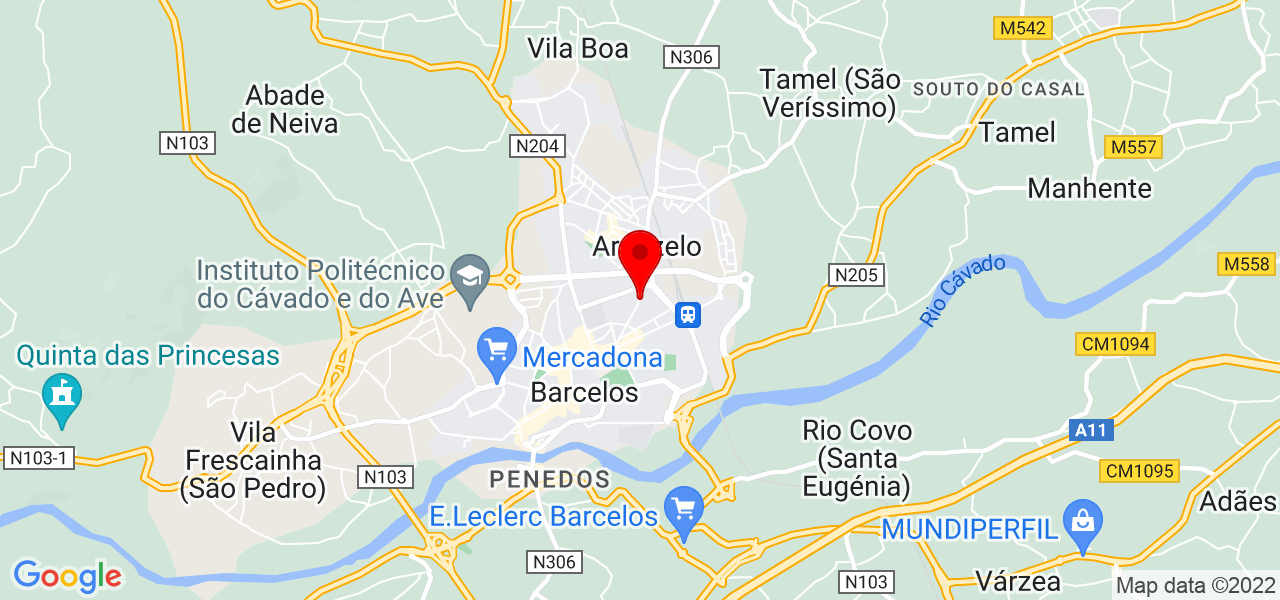 Atelier Decor & Design - Braga - Barcelos - Mapa