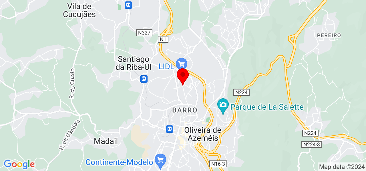 DAVID CANJAMBA - Aveiro - Oliveira de Azeméis - Mapa