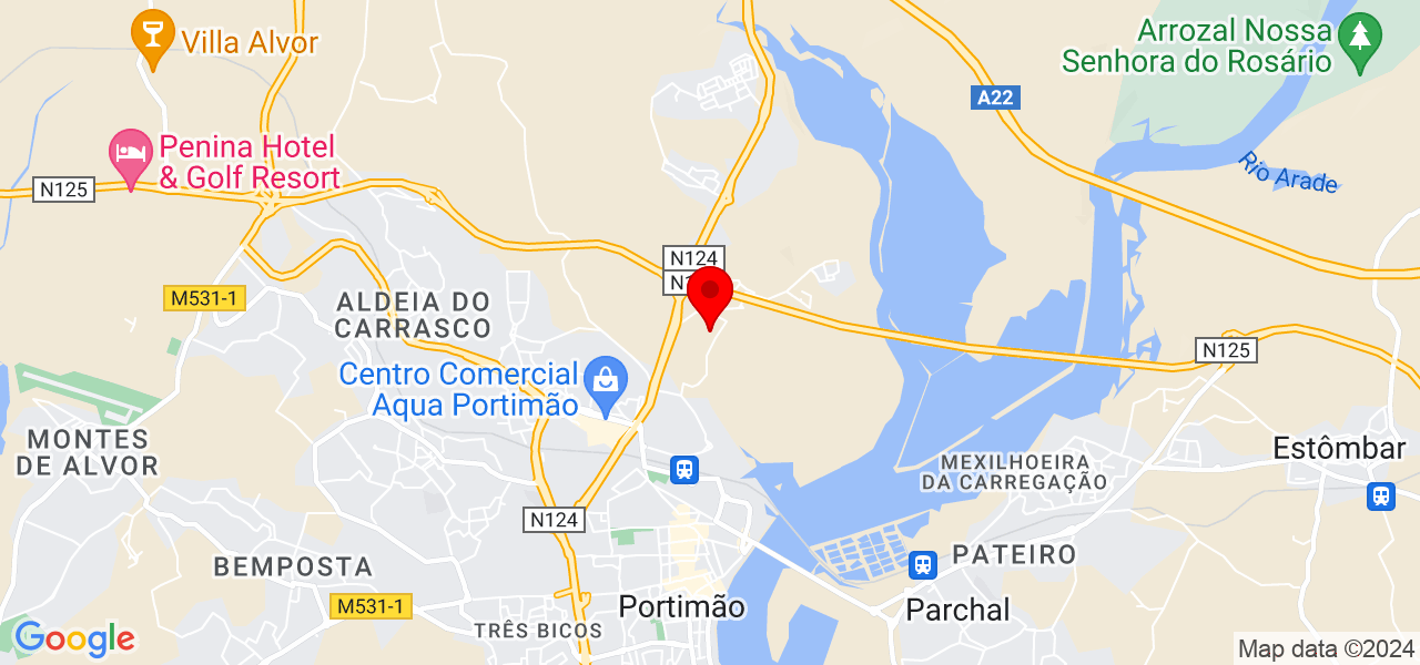 Arenilda Silva - Faro - Portimão - Mapa