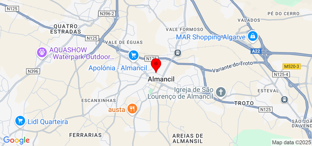 Marcelina &Eacute;vora - Faro - Loulé - Mapa