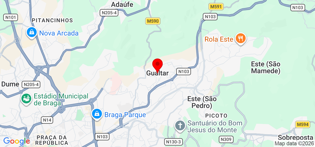 Lapin Remodelações - Braga - Braga - Mapa