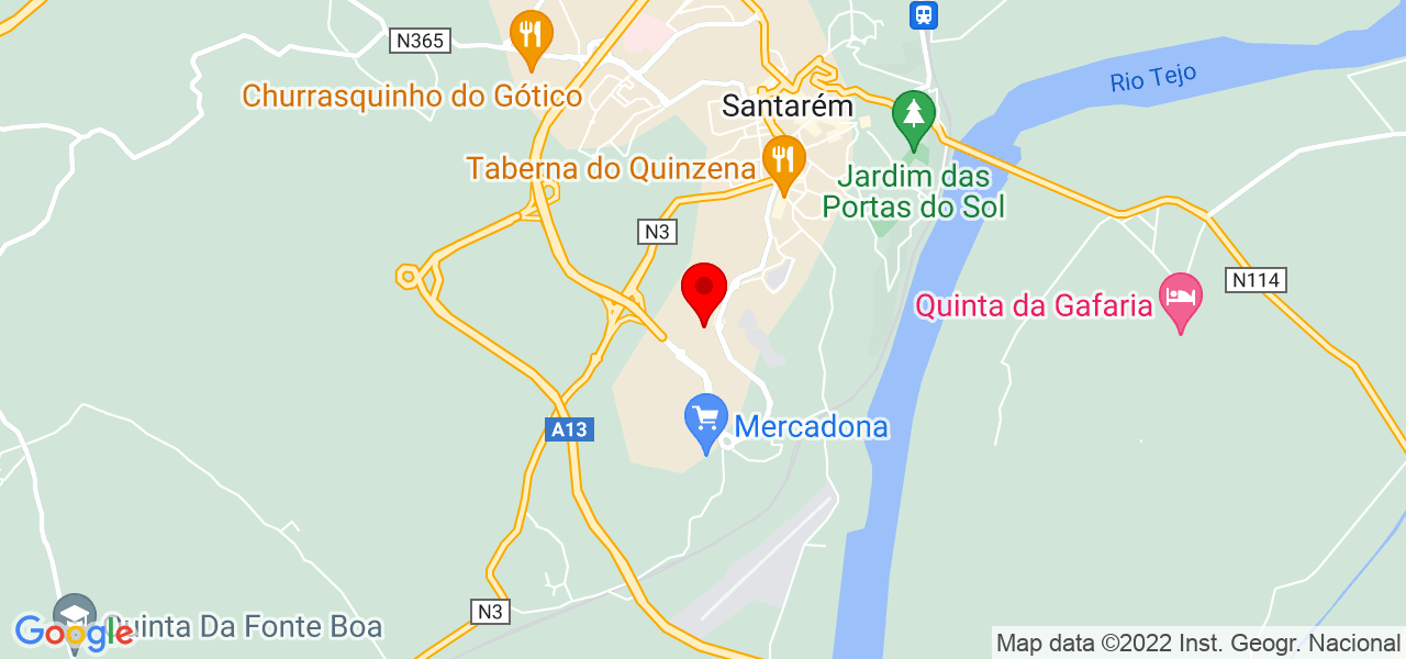 Jovane Frederico - Santarém - Santarém - Mapa