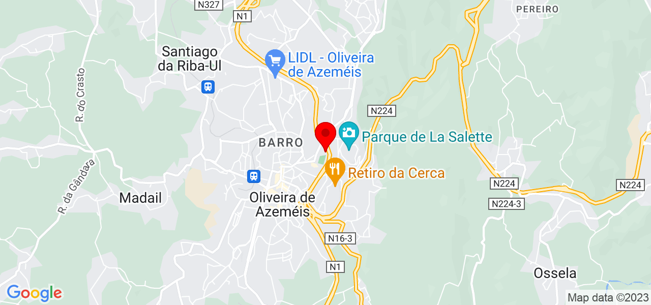 Jo&atilde;o Amorim - Aveiro - Oliveira de Azeméis - Mapa
