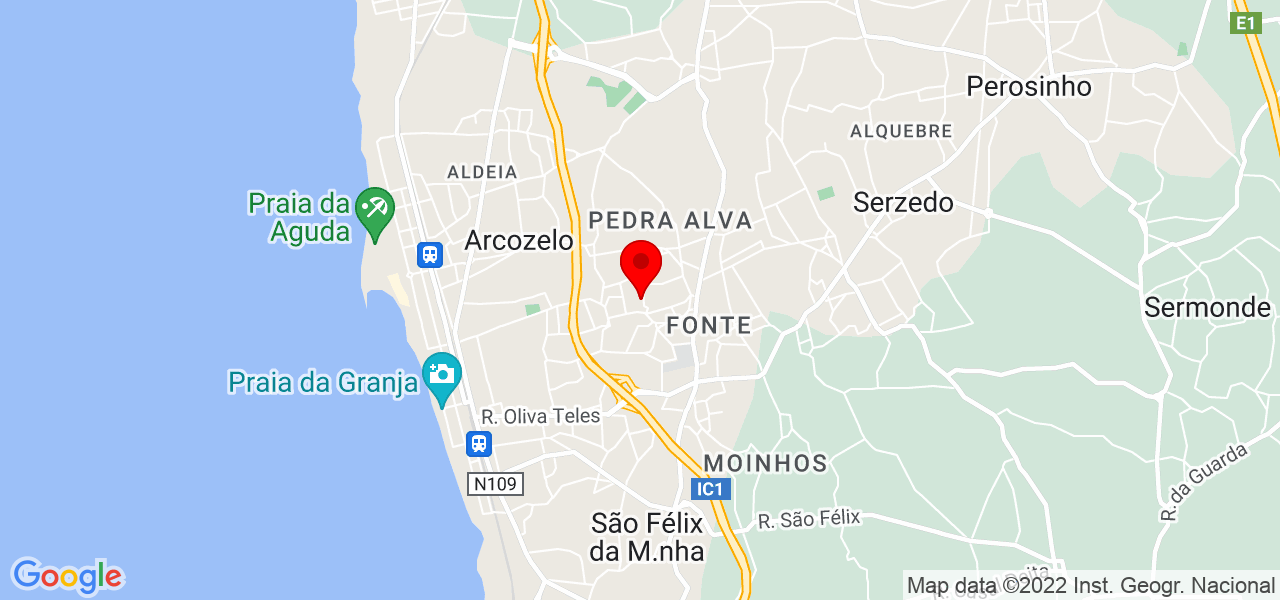 Ana Pinto - Porto - Vila Nova de Gaia - Mapa