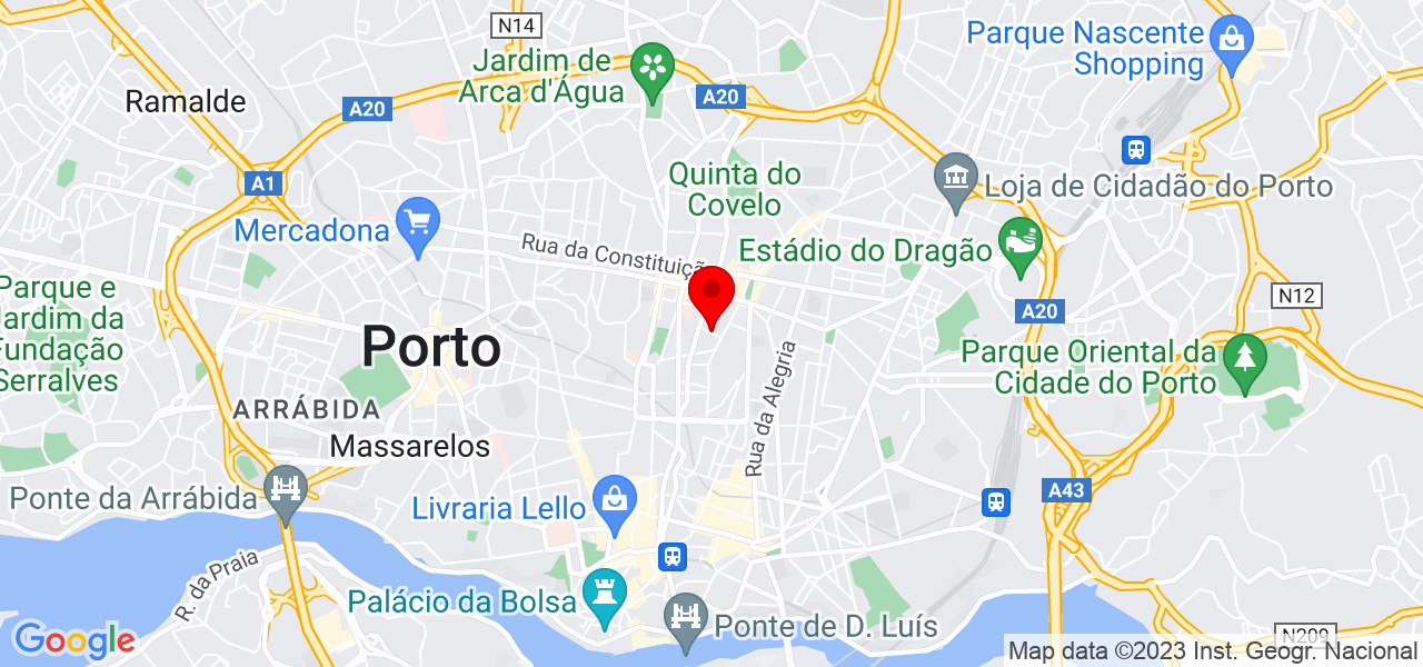 Maria Araujo - Porto - Porto - Mapa