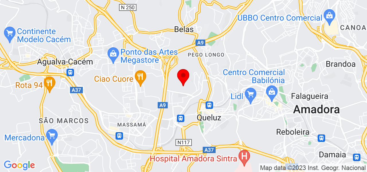 Salete - Lisboa - Sintra - Mapa