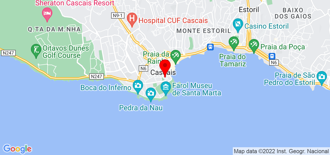 Ant&oacute;nio Machado - Lisboa - Cascais - Mapa