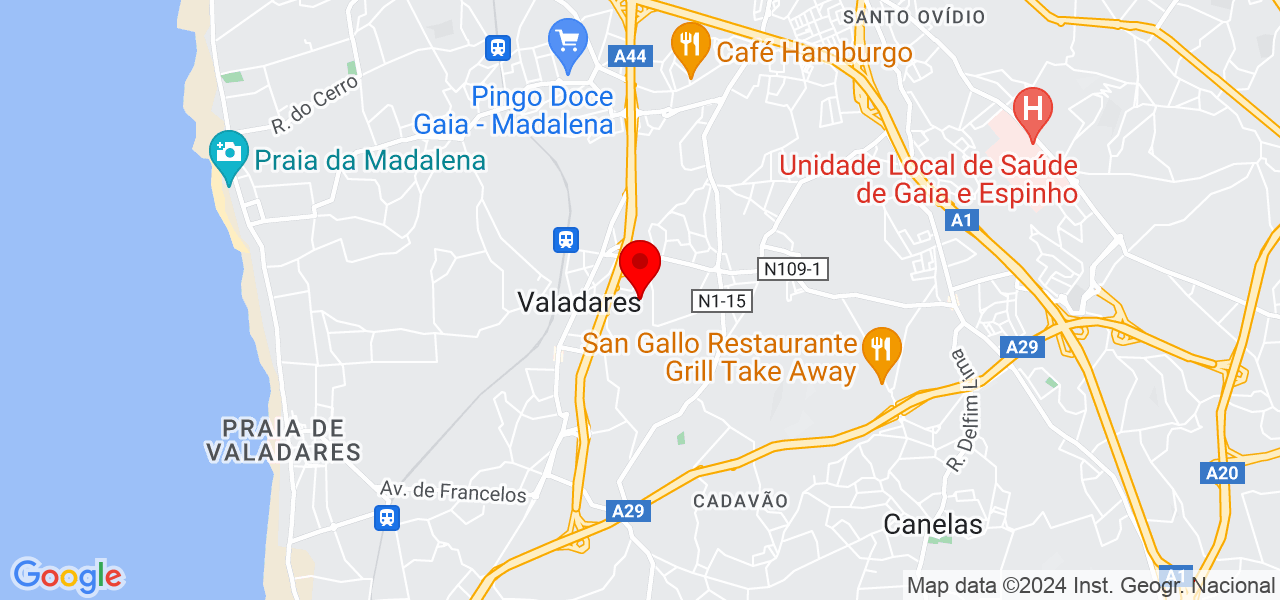 Paulo Barbosa - Porto - Vila Nova de Gaia - Map