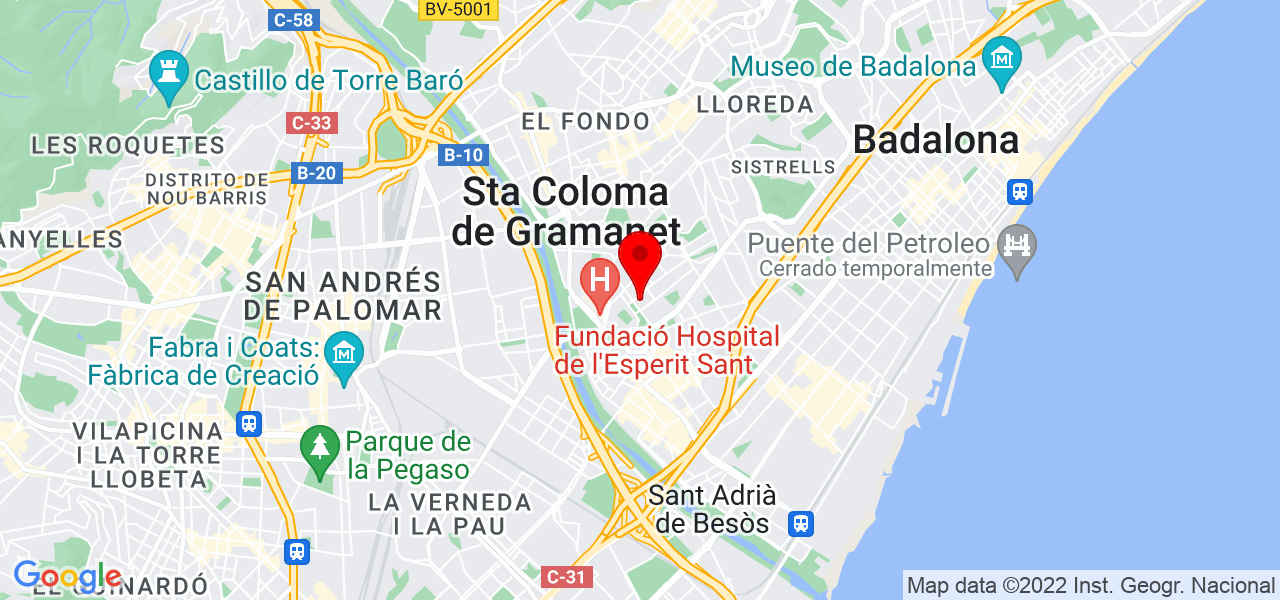 J - Cataluña - Badalona - Mapa