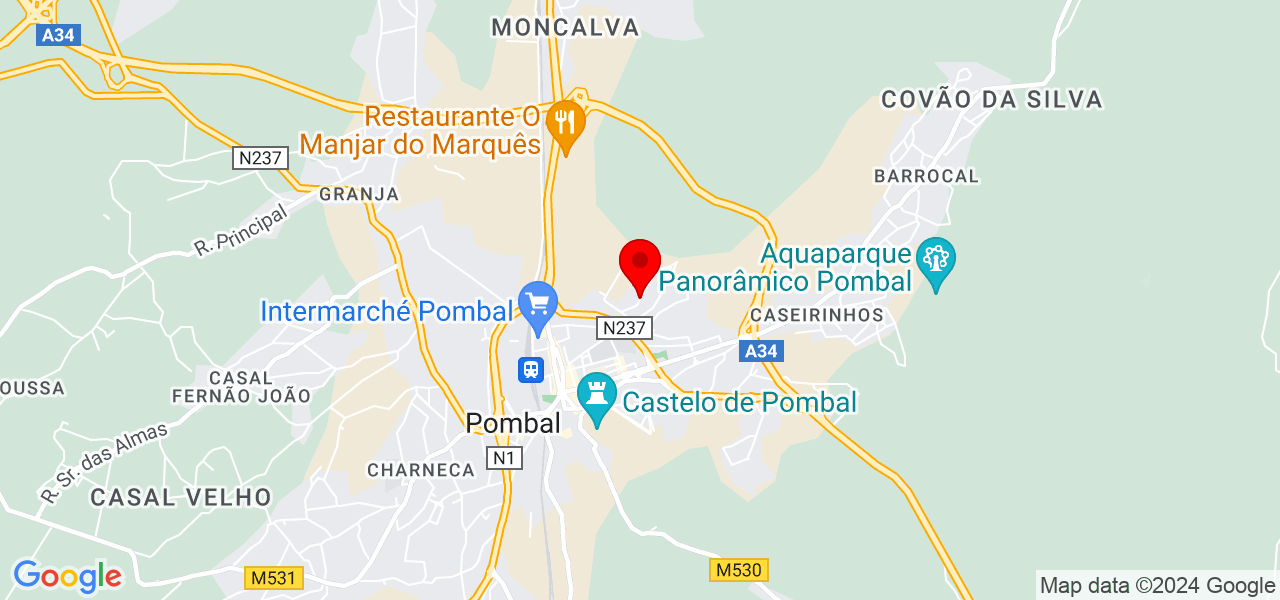 In&ecirc;s Alexandra R. Santos - Leiria - Pombal - Mapa