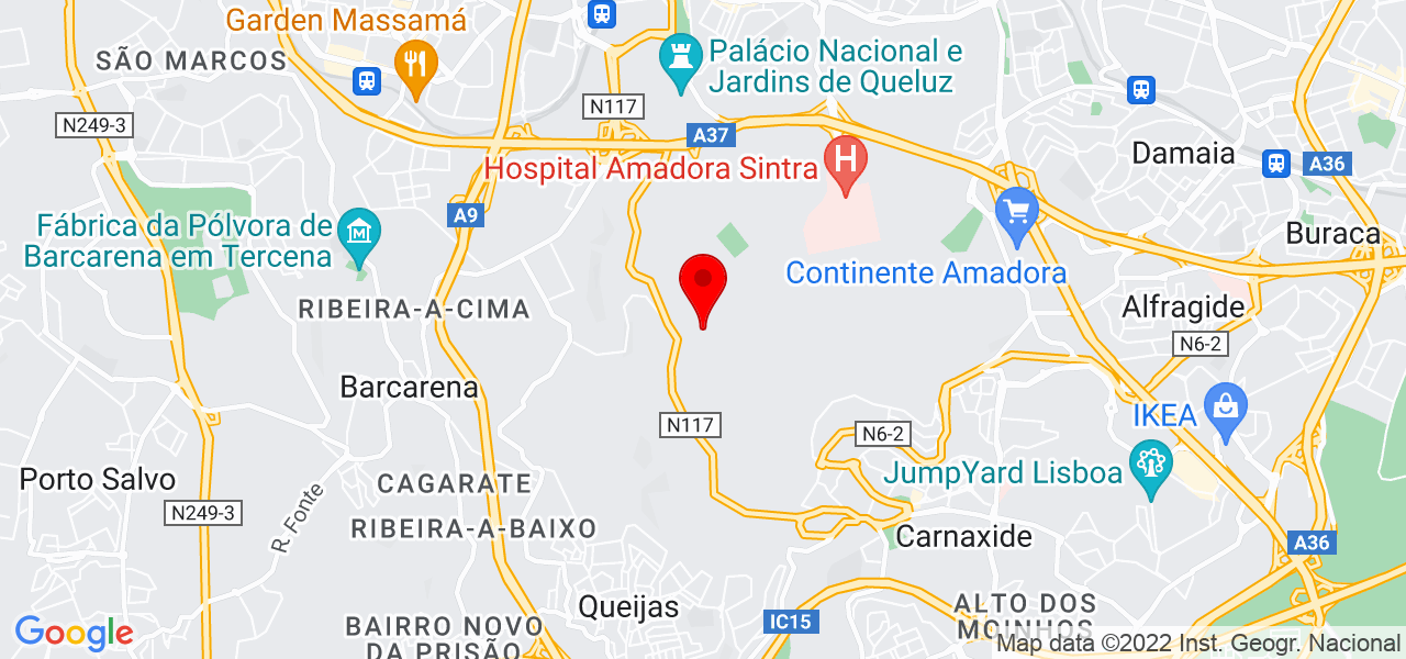 Individual - Lisboa - Amadora - Karte