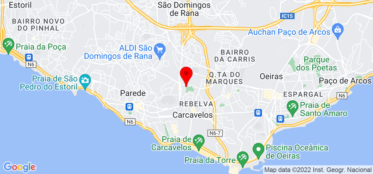 Teresa - Lisboa - Cascais - Mapa