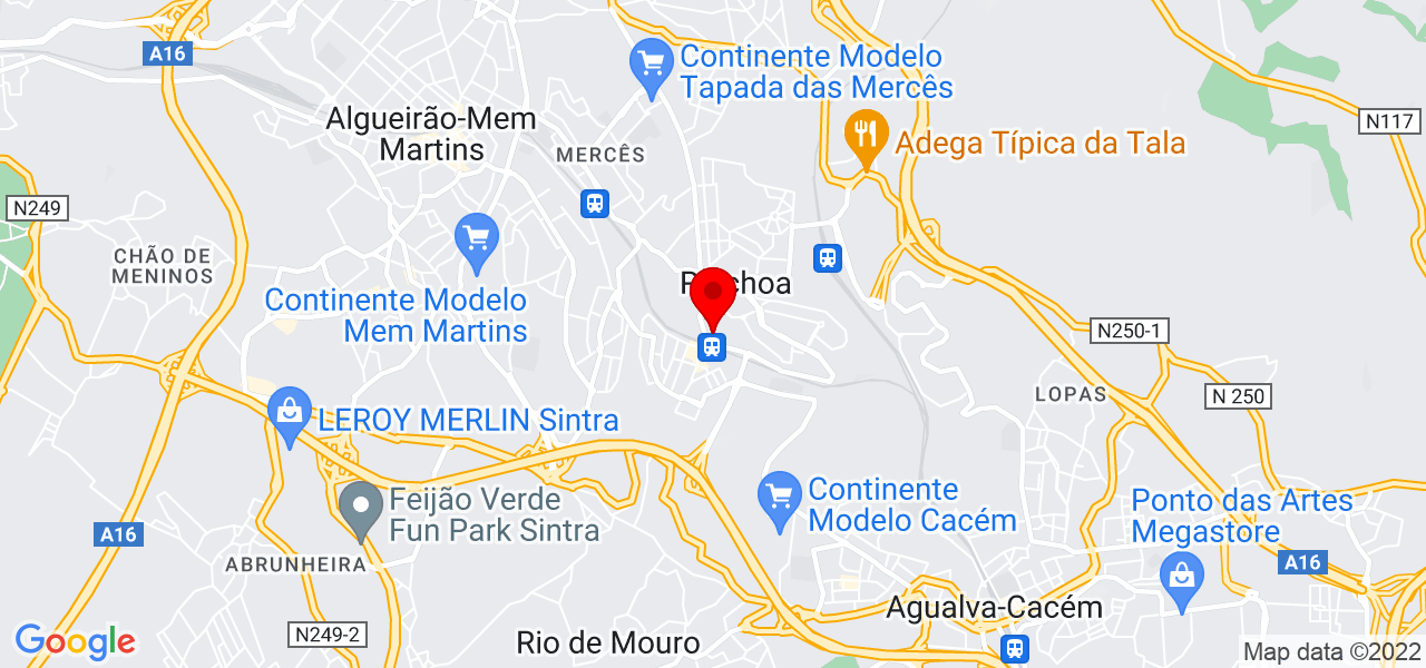 Carmen Padilla - Lisboa - Sintra - Mapa