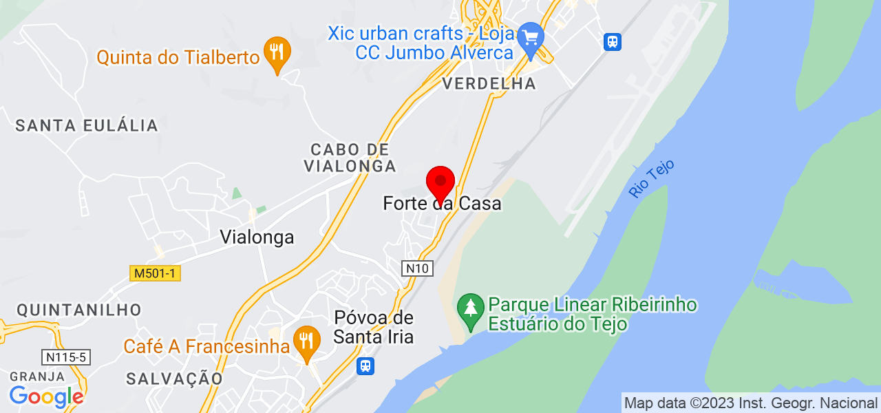 Ajudantes do Lar e Servi&ccedil;os Dom&eacute;stico - Lisboa - Vila Franca de Xira - Mapa