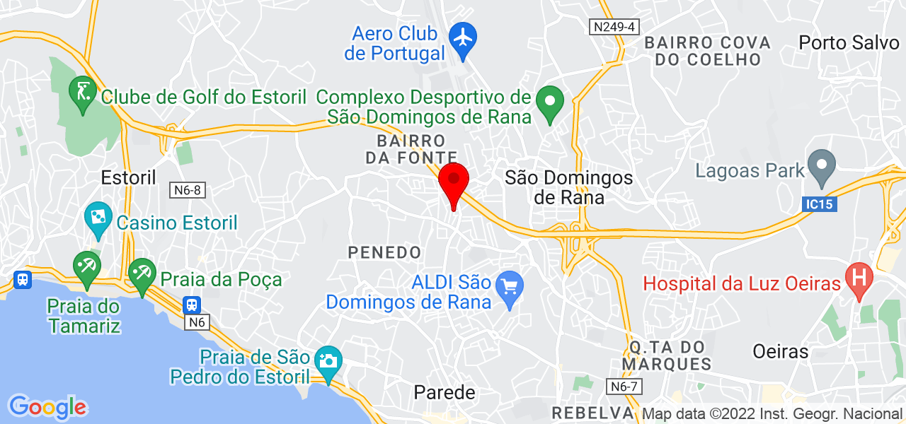 Dana Nicoleta - Lisboa - Cascais - Mapa
