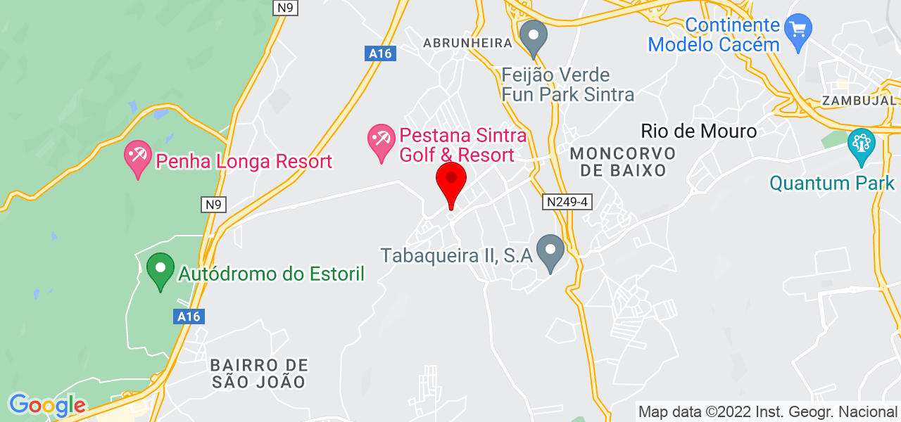 João Lourenço Kubic Deal - Lisboa - Sintra - Mapa