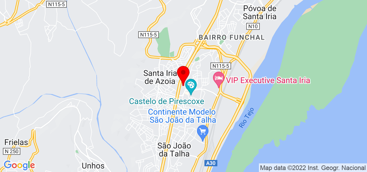 Rute Alves Tim&oacute;teo - Lisboa - Loures - Mapa