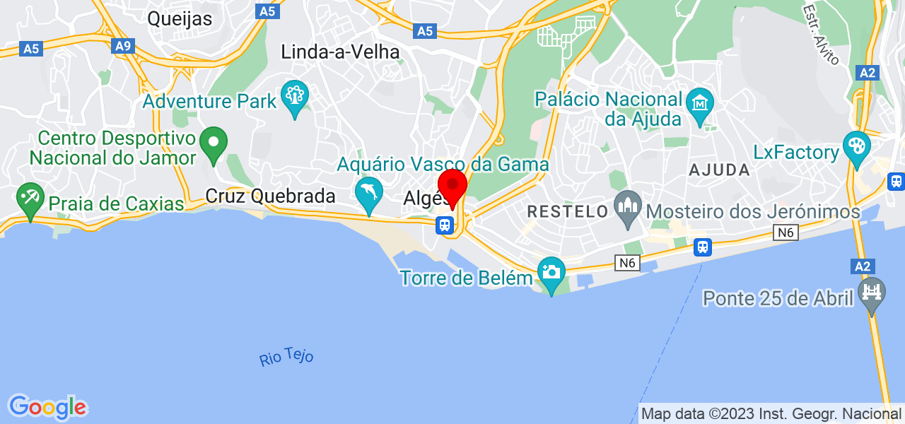C&eacute;sar Aires Pereira - Lisboa - Oeiras - Mapa
