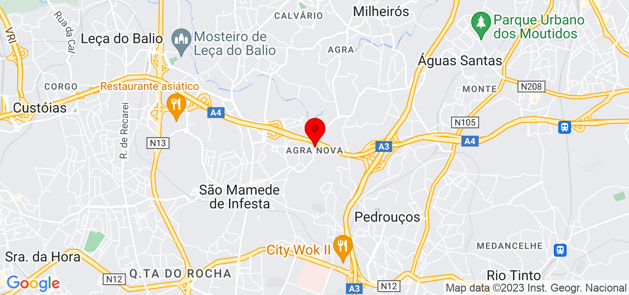 Ros&aacute;ria Monteiro - Porto - Matosinhos - Mapa