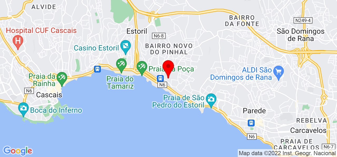 Cristiano - Lisboa - Cascais - Mapa
