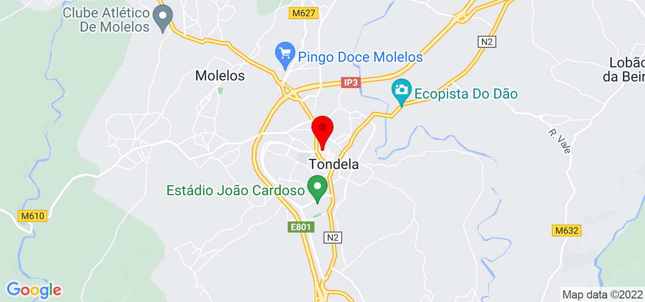 Ruben Faria - Viseu - Tondela - Mapa